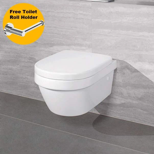 Villeroy & Boch Architectura Round Wall Mounted Toilet Bundle 3 Villeroy & Boch Architectura Round Wall Mounted Toilet Bundle