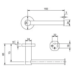 Villeroy & Boch Architectura Square Wall Mounted Toilet Bundle -Burlington Bath Shop architectura toilet roll holder tech 1