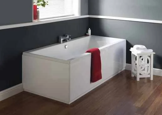 Asselby Square Double Ended Bath - 1700 X 700mm - NBA509 - Nuie 4 Asselby Square Double Ended Bath - 1700 X 700mm - NBA509 - Nuie - Image 2