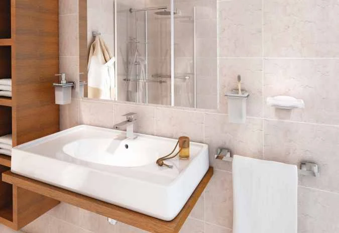 Atena 450mm Chrome Towel Rail - Origins Living 4 Atena 450mm Chrome Towel Rail - Origins Living - Image 2