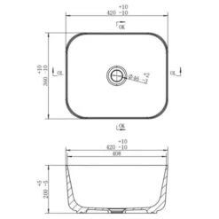 Barbary Washbowl Deep 420mm 11 Barbary Washbowl Deep 420mm -Burlington Bath Shop barbary deep washbowl tech