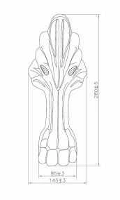 Bayswater Leinster 1700mm Double Ended Rolltop Bath 9 Bayswater Leinster 1700mm Double Ended Rolltop Bath - Image 7