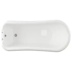 Bourbourg Traditional 1710mm Freestanding Bath Chrome Feet -Burlington Bath Shop bourbourg 3 1