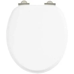 Burlington White Traditional Soft Closing Toilet Seat - S18