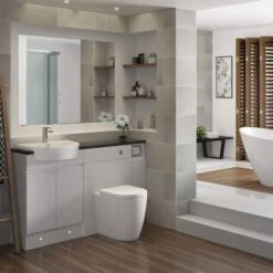 Campbell Back To Wall Toilet & Soft Closed Seat -Burlington Bath Shop campbell btw lifestyle