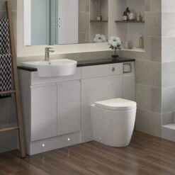 Campbell Back To Wall Toilet & Soft Closed Seat -Burlington Bath Shop campbell btw lifestyle2