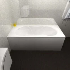 Carron Arc 1800 X 800 Double Ended Bath - 5mm -Burlington Bath Shop carron arc duo1 2