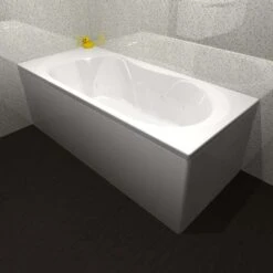 Carron Arc 1800 X 800 Double Ended Bath - 5mm -Burlington Bath Shop carron arc duo3 2