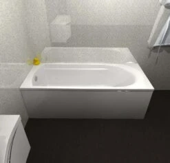 Carron Arc 1700 X 700 Single Ended Bath - Carronite -Burlington Bath Shop carron arc1 4