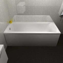 Carron Delta 1650 X 700 Single Ended Bath - 5mm -Burlington Bath Shop carron delta view2 2