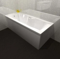 Carron Imperial 1500 X 700 Single Ended Bath With Twin Grips - Carronite -Burlington Bath Shop carron imperial 3 2