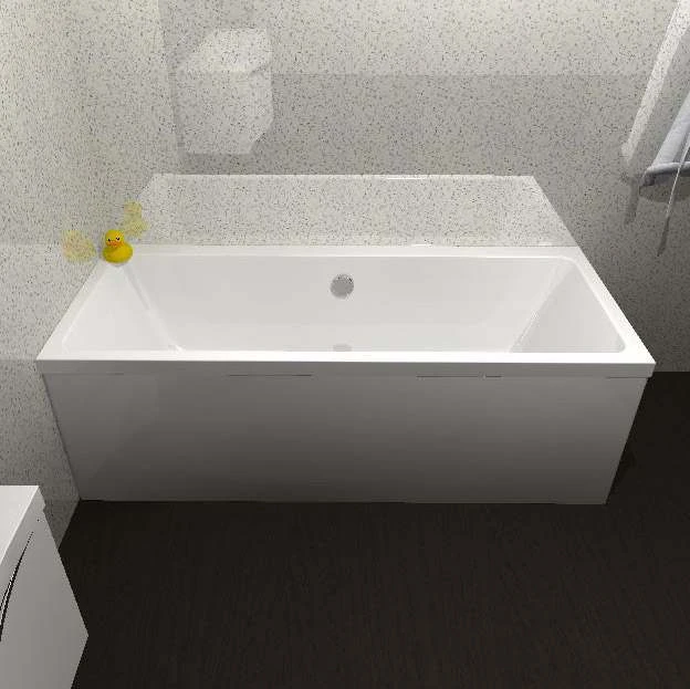 Carron Quantum Duo 1700 X 750 Double Ended Bath - 5mm 4 Carron Quantum Duo 1700 X 750 Double Ended Bath - 5mm - Image 2