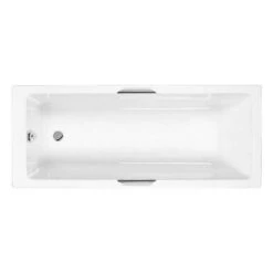 Carron Quantum Integra 1700 X 800 Bath - Twin Grips - Carronite