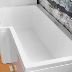 Carron Quantum 1700 X 700/850 Square Shower Bath - Carronite 14 Carron Quantum 1700 X 700/850 Square Shower Bath - Carronite -Burlington Bath Shop carron quantum shower bath bath 1 3