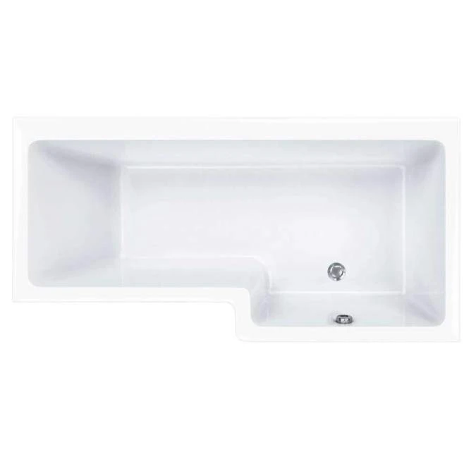 Carron Quantum 1500 X 700/850 Square Shower Bath - Carronite 4 Carron Quantum 1500 X 700/850 Square Shower Bath - Carronite - Image 2