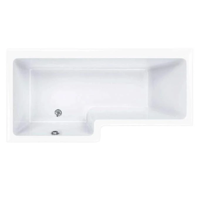 Carron Quantum 1700 X 700/850 Square Shower Bath - Carronite 3 Carron Quantum 1700 X 700/850 Square Shower Bath - Carronite