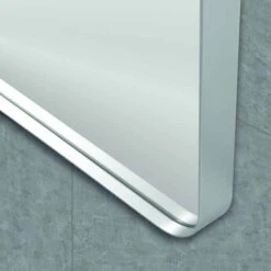 City White Rectangular Mirror 500 X 750 - Origins Living -Burlington Bath Shop city mirror closeup white 1 1