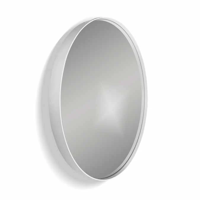 City Round Mirror 600mm - White - Origins Living 3 City Round Mirror 600mm - White - Origins Living