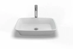 Clearwater Palermo ClearStone Countertop Basin - 550 X 350 - B3CCS