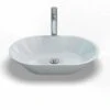 Clearwater Sontuoso Clear Stone Countertop Basin - 550 X 350 - B5ECS -Burlington Bath Shop clearwater basin sontuoso large 1