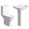 Crest 4 Piece Toilet & Basin Set -Burlington Bath Shop crest 4 piece suite