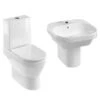 Britton Curve 2 4 Piece Rimless Toilet & Basin Set -Burlington Bath Shop curve2 suite 1