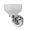 Burlington LED Bathroom Round Wall Light With Chrome Base & Opal Glass Shade - ELBL11 2 Burlington LED Bathroom Round Wall Light With Chrome Base & Opal Glass Shade - ELBL11 -Burlington Bath Shop el bl11 off w900 h900