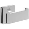 Villeroy & Boch Elements Striking Double Robe Hook Chrome -Burlington Bath Shop elements striking double robe hook chrome