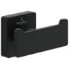Villeroy & Boch Elements Striking Double Robe Hook Matt Black -Burlington Bath Shop elements striking double robe hook matt black