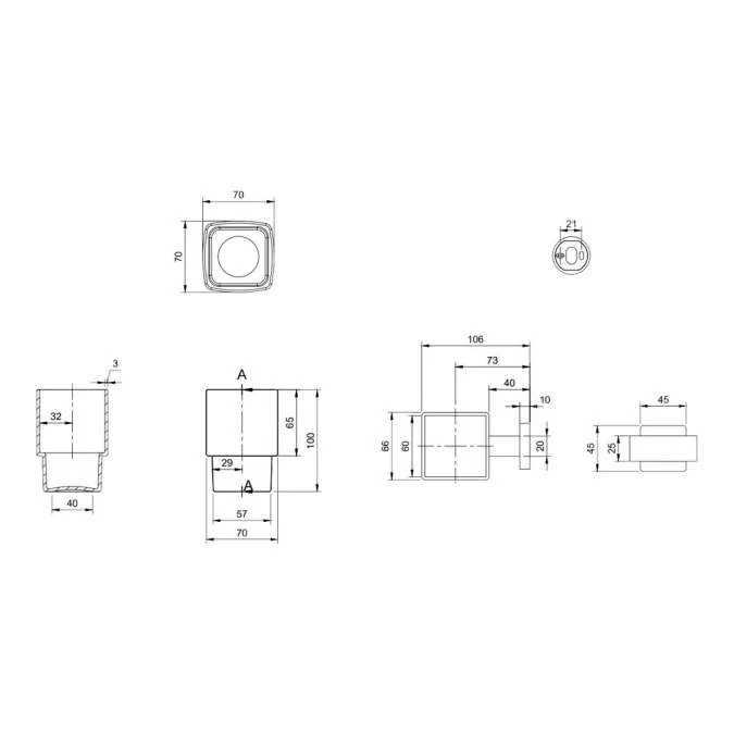 Villeroy & Boch Elements Striking Tumbler & Holder Chrome 4 Villeroy & Boch Elements Striking Tumbler & Holder Chrome - Image 2