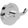 Villeroy & Boch Elements Tender Double Robe Hook Chrome -Burlington Bath Shop elements tender double robe hook
