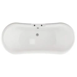 Gressingham 1760mm Freestanding Boat Bath - White -Burlington Bath Shop gressingham 3