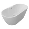 Havanna 1550mm Freestanding Bath - White -Burlington Bath Shop havana freestanding 1