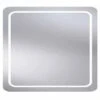 The White Space Indy LED Bathroom Mirror - 60 X 60cm -Burlington Bath Shop indy mirror 600 600 rd