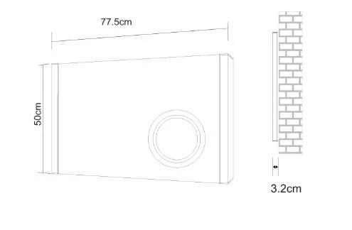 Kilmore LED Bathroom Mirror, Frontline Bathrooms 4 Kilmore LED Bathroom Mirror, Frontline Bathrooms - Image 2