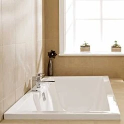 Legend 1700 X 750 Square Double-Ended Bath, Tungstenite Reinforced -Burlington Bath Shop legend de bath ls web 01 1