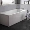 Linton Square 1400 X 700mm Single Ended Bath -Burlington Bath Shop linton baths rs v1 ls 5