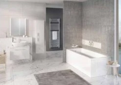 Tissino Lorenzo 1600 X 700mm Premium Reinforced Single Ended Bath -Burlington Bath Shop lorenzo roomshot
