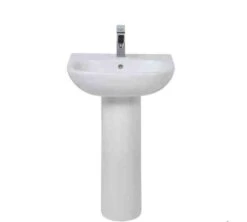 RAK Tonique Bathroom Suite With 1700 X 700mm Bath -Burlington Bath Shop luna 550mm basin and ped rubberduck bathrooms