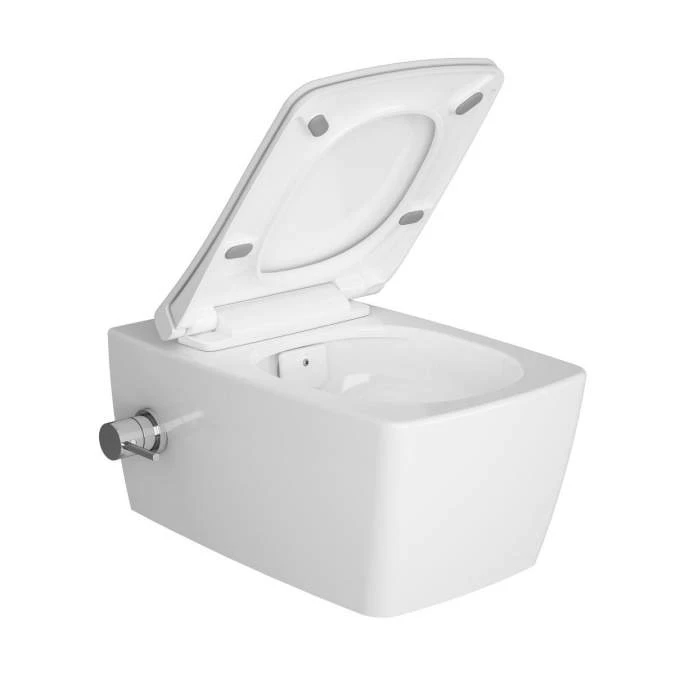VitrA Aquacare M-Line Rimless Wall Hung Bidet Toilet Integrated Valve 3 VitrA Aquacare M-Line Rimless Wall Hung Bidet Toilet Integrated Valve