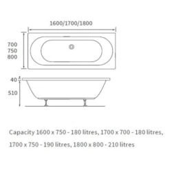 Merchtem Round 1700 X 700 Double Ended Bath & Legs -Burlington Bath Shop merchtem round de bath tech 2