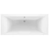 Mulard Deluxe Square 1700x750 Double Ended Bath & Legs -Burlington Bath Shop mulard square bath