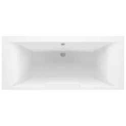 Mulard Deluxe Square 1700x750 Double Ended Bath & Legs