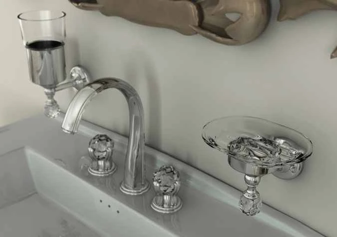 Oriental Crystal 600mm Towel Rail - Chrome, Gold Or Black Chrome - Origins Living 7 Oriental Crystal 600mm Towel Rail - Chrome, Gold Or Black Chrome - Origins Living - Image 5