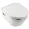 Villeroy & Boch Architectura Washdown Rimless Wall Mounted Toilet 1 Villeroy & Boch Architectura Washdown Rimless Wall Mounted Toilet -Burlington Bath Shop pic 5684R001 98M9C1 S