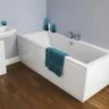 Asselby Square Double Ended Bath - 1700 X 750mm - NBA210 - Nuie -Burlington Bath Shop premier NBA209 1