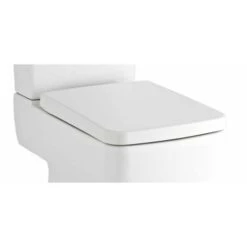 Square Soft Close Seat Tapered Edge Top-fix - NCH198 - Nuie -Burlington Bath Shop premier NCH198 1