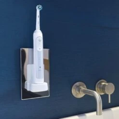 Proofvision In-Wall Electric Toothbrush Charger - Oral B/Braun -Burlington Bath Shop pv10 chrome