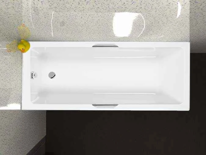 Carron Quantum Integra 1700 X 800 Bath - Twin Grips - Carronite 4 Carron Quantum Integra 1700 X 800 Bath - Twin Grips - Carronite - Image 2