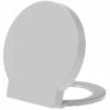 Rainbow Round Toilet Seat In White - 87360 - Euroshowers -Burlington Bath Shop rainbow round white